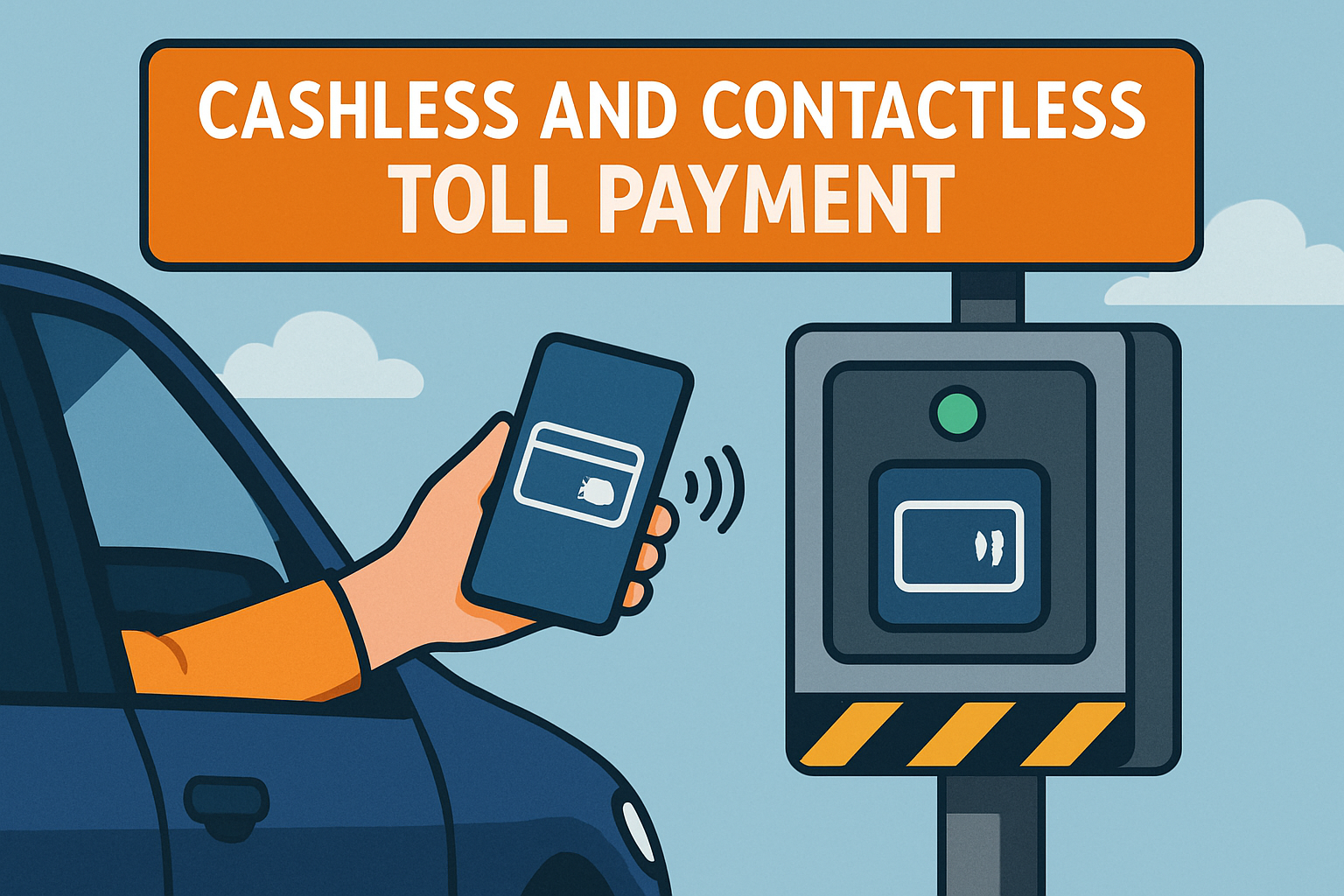 Cashless and Contactless Toll Payment